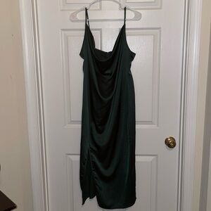 Green Slip Dress